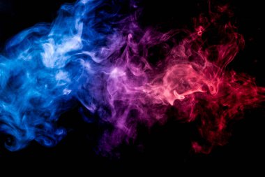 Arka plandan vape duman