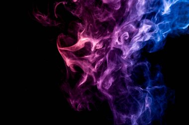 Arka plandan vape duman