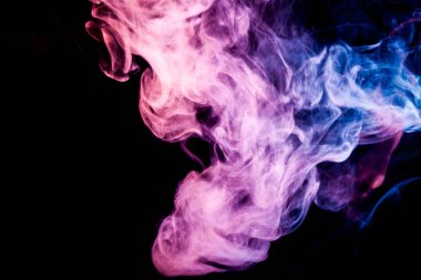 Arka plandan vape duman