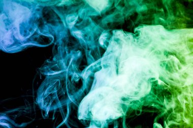 Arka plandan vape duman