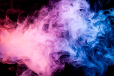 Arka plandan vape duman