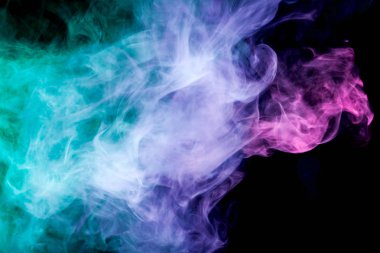 Arka plandan vape duman