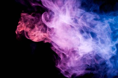 Arka plandan vape duman