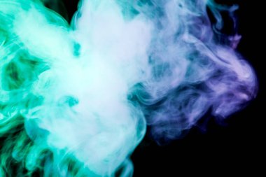 Arka plandan vape duman