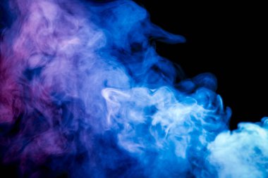 Arka plandan vape duman