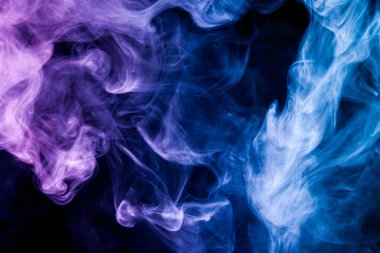 Arka plandan vape duman