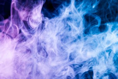 Arka plandan vape duman