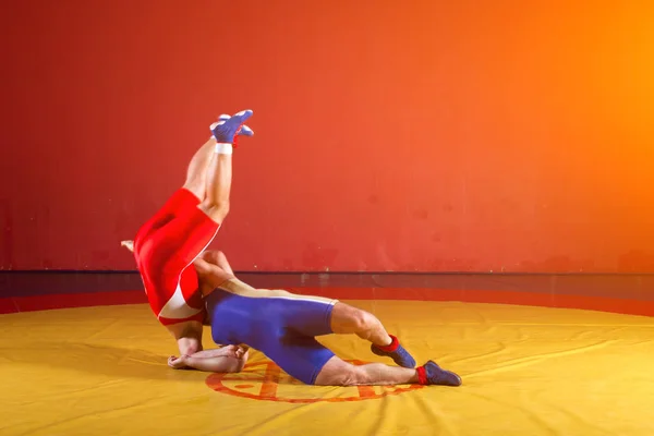 Two young man  wrestlers — Stock Photo, Image