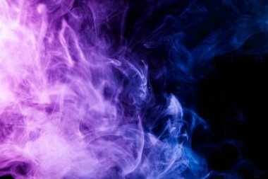 Arka plandan vape duman