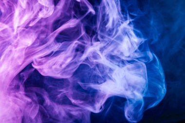 Arka plandan vape duman