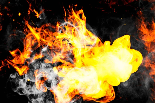 Fire flames background. — Stock Photo, Image