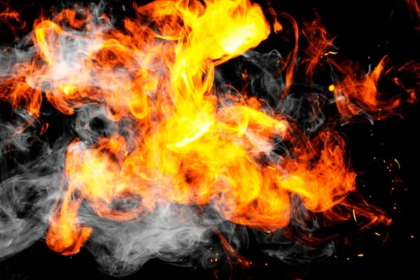 Fire flames background. — Stock Photo, Image