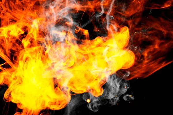 Fire flames background. — Stock Photo, Image