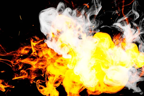 Fire flames background. — Stock Photo, Image