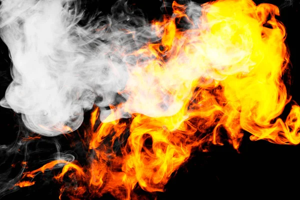 Fire flames background. — Stock Photo, Image