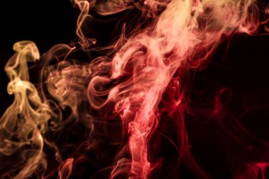 Arka plandan vape duman