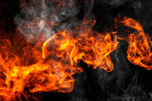 Fire flames background. — Stock Photo, Image