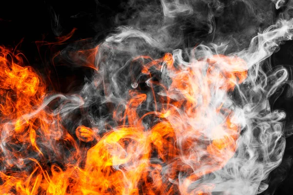 Fire flames bakgrund. — Stockfoto