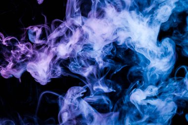 Arka plandan vape duman