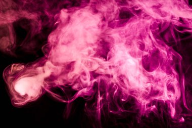 Arka plandan vape duman