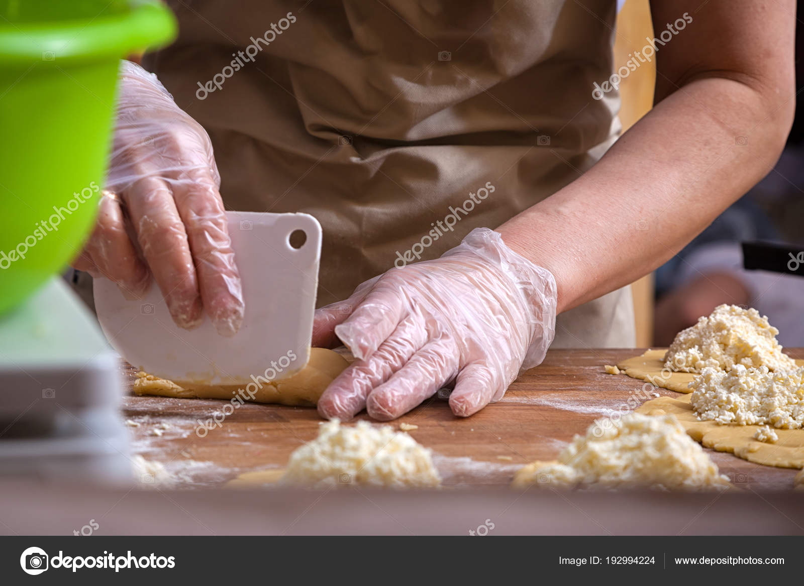 Baker cooking buns — Stock Photo © everyonensk #192994224