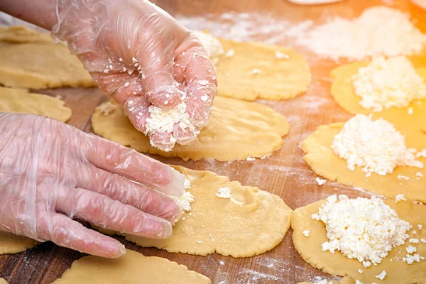 Panadero bollos de cocina — Foto de Stock