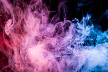  Arka plandan vape duman