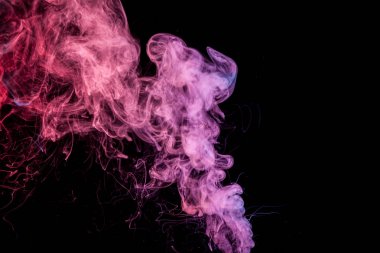  Arka plandan vape duman