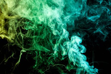  Arka plandan vape duman