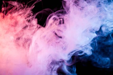  Arka plandan vape duman