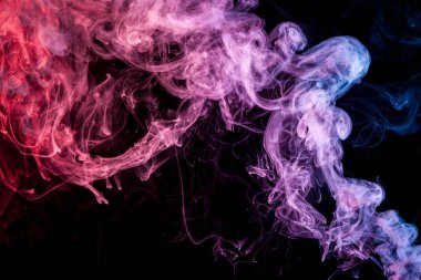  Arka plandan vape duman