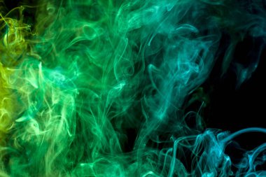  Arka plandan vape duman