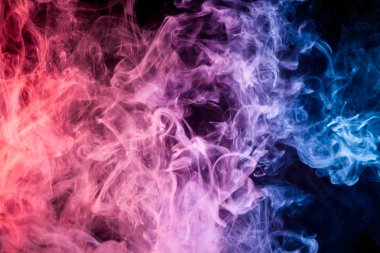  Arka plandan vape duman