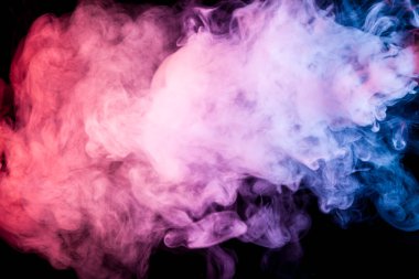  Arka plandan vape duman