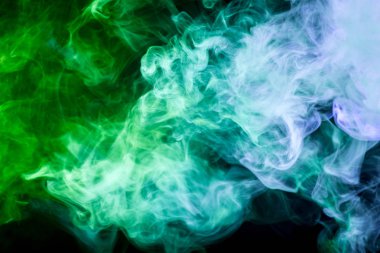  Arka plandan vape duman