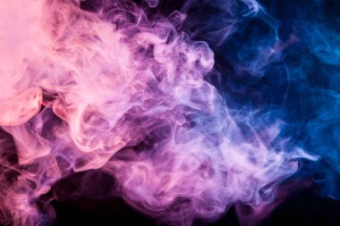  Arka plandan vape duman