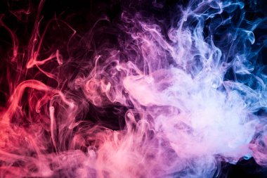  Arka plandan vape duman