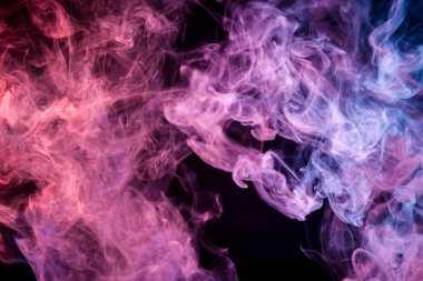  Arka plandan vape duman