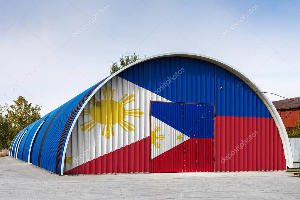 Close-up of the national flag of Philippine