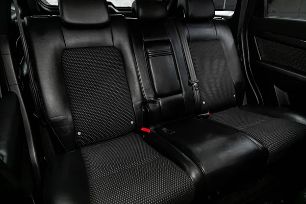 Novosibirsk Russia Вересня 2019 Chevrolet Captiva Leather Interior Design Car — стокове фото