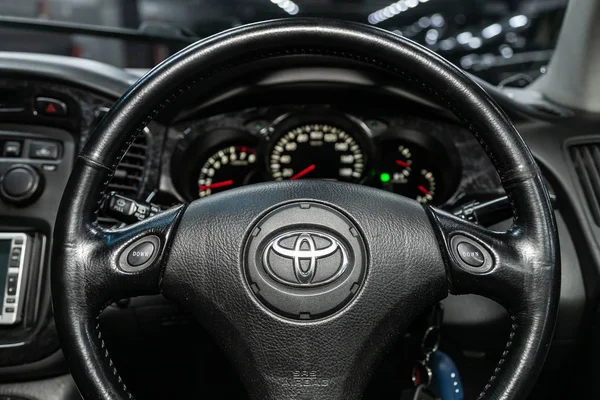 Novosibirsk Rusya Eylül 2019 Toyota Kluger Gösterge Paneli Hız Göstergesi — Stok fotoğraf