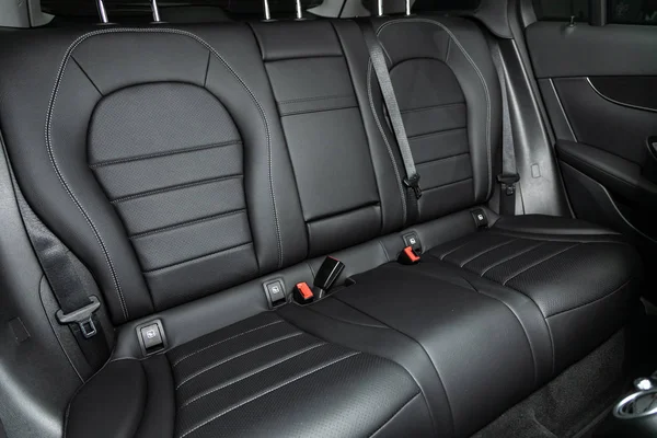 Novosibirsk Russia October 2019 Mercedes Benz Gls Class Leather Interior — Stock Photo, Image