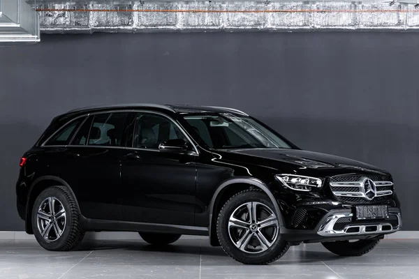 Novosibirsk Rusia Octubre 2019 Nuevo Mercedes Benz Gls Class Negro — Foto de Stock