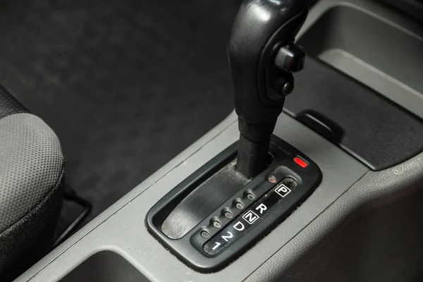 Novosibirsk Russia December 2019 Nissan Gear Shift Automatic Transmission Gear — Stock Photo, Image