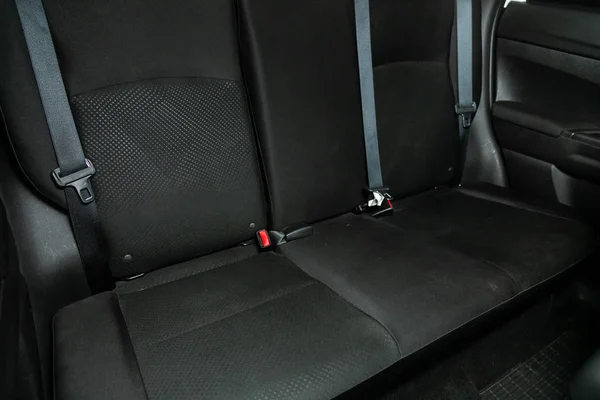 Novosibirsk Russia November 2019 Mitsubishi Asx Close Black Rear Seats — 스톡 사진