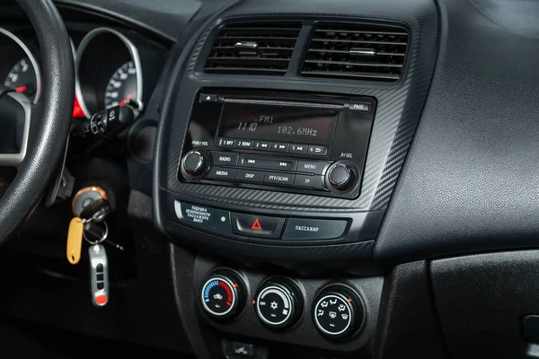 Novosibirsk Rusland November 2019 Mitsubishi Asx Close Van Het Dashboard — Stockfoto