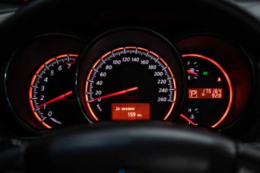 Novosibirsk, Rusya 20 Kasım 2019: Nissan Murano