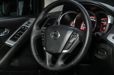 Novosibirsk, Rusya 20 Kasım 2019: Nissan Murano