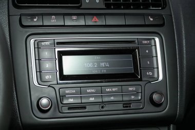 Novosibirsk, Rusya 20 Kasım 2019: Volkswagen Polo