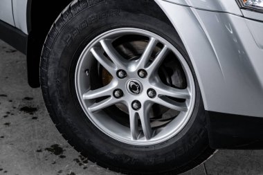 Novosibirsk, Rusya 20 Kasım 2019: Ssangyong Kyron